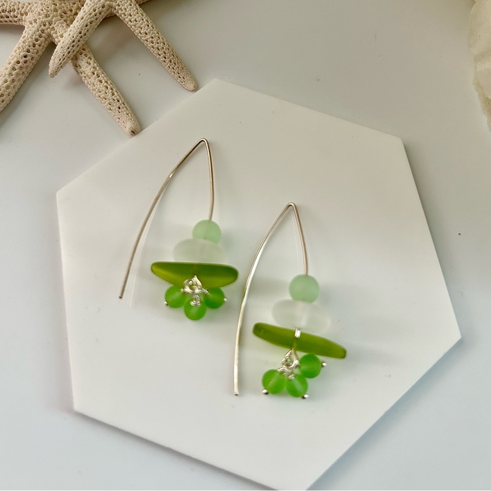 Kai Serenity Drop Seaglass Earrings